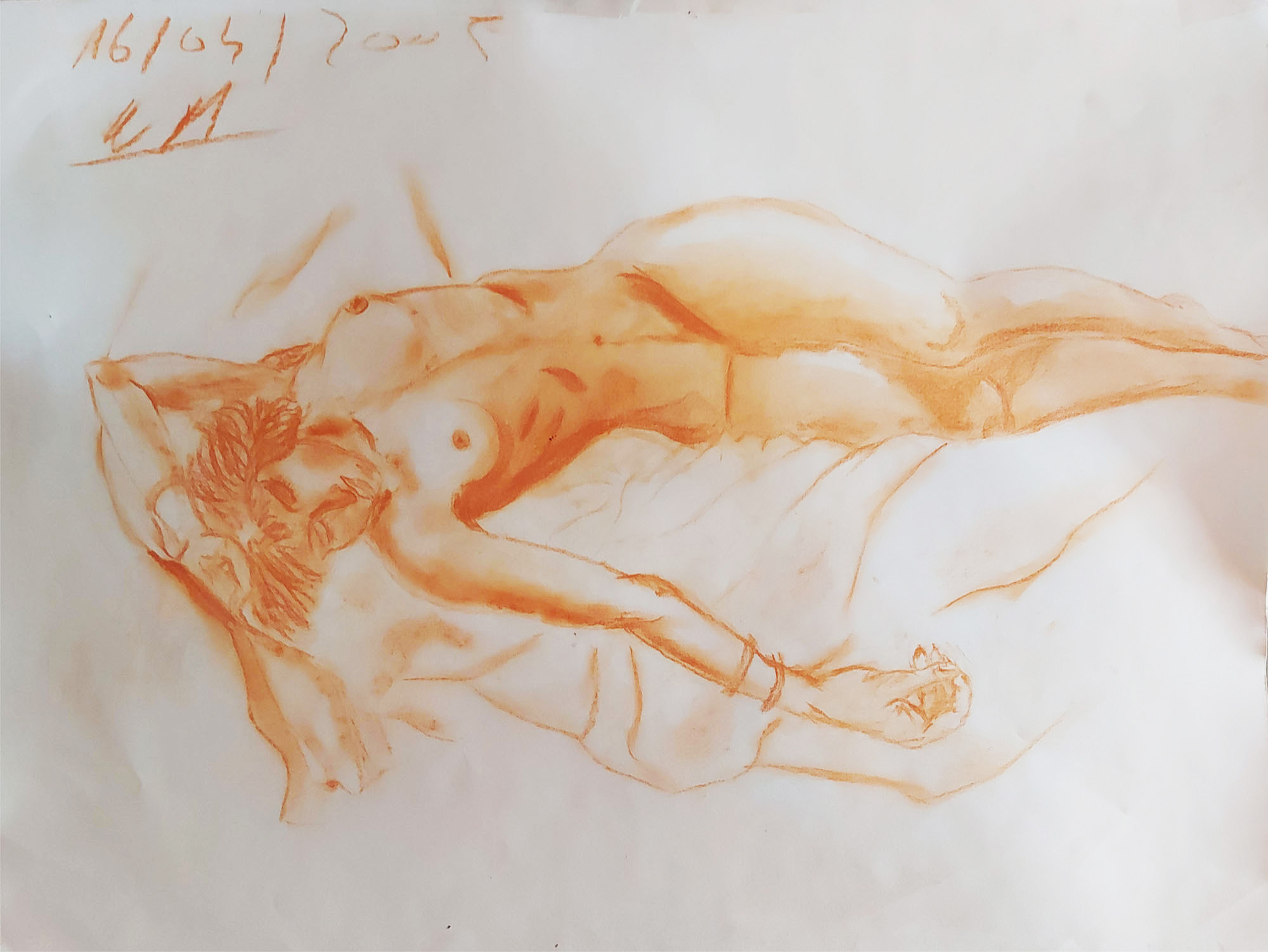 l'Odyssée, pastel, titre : arret sur image